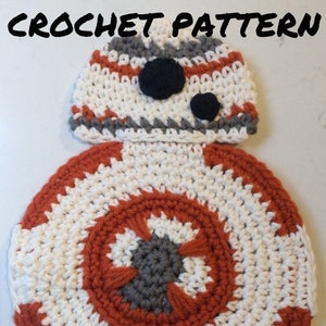 BB-8 Potholder - Crochet Pattern PDF