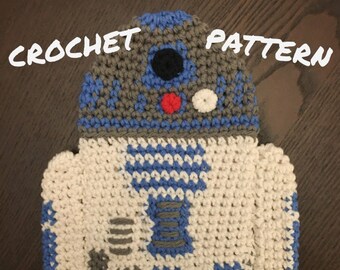 R2-D2 Potholder - Crochet Pattern PDF