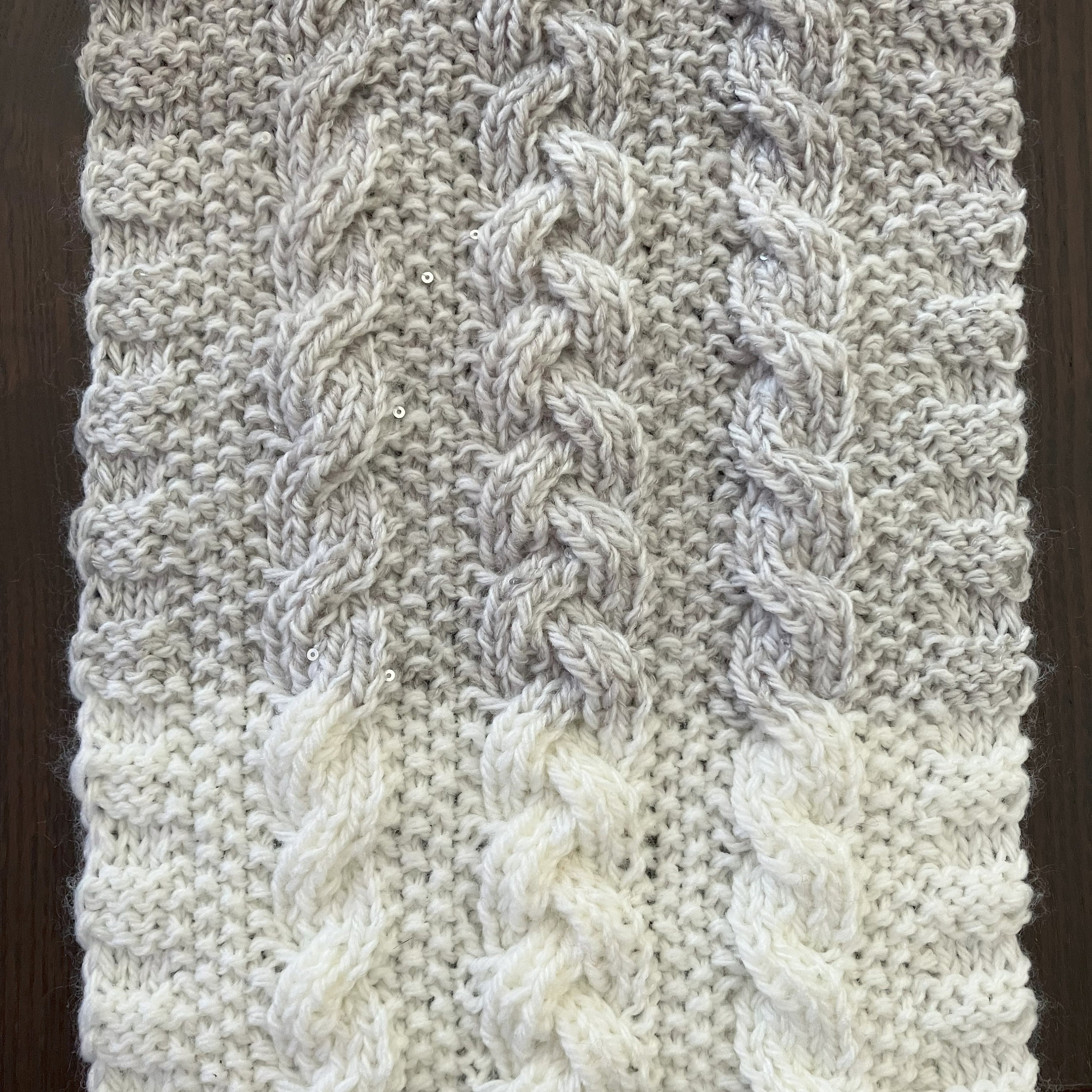 Reversible Cable Scarf (2 Styles) - Knitting Pattern PDF - Etsy