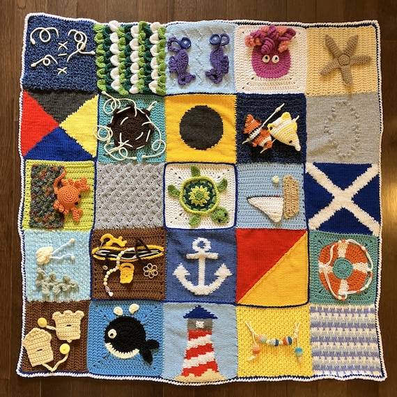 Baby sensory blanket pattern sale