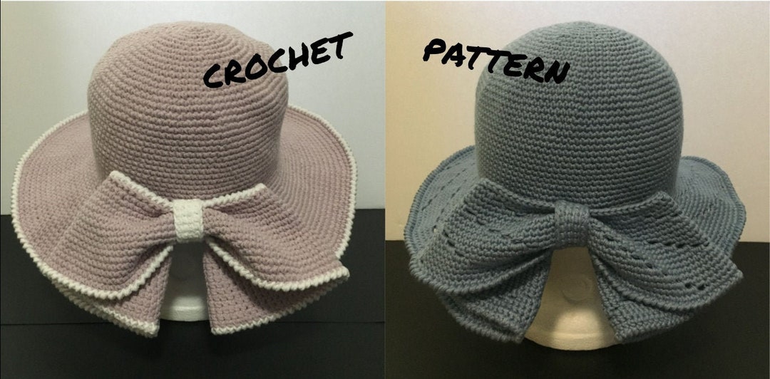 Sun Hat With Bow - Crochet Pattern PDF - Etsy display picture 3