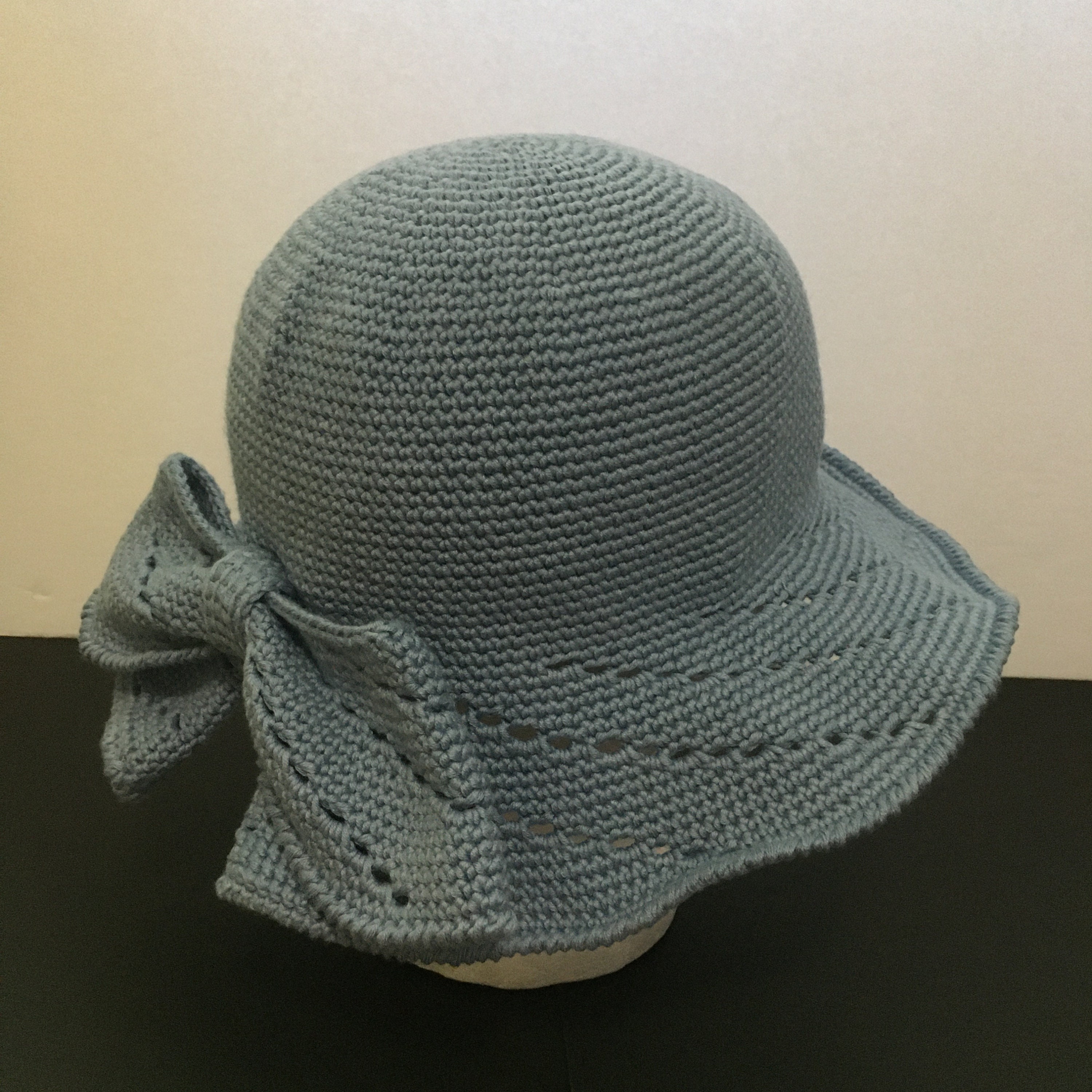 Sun Hat With Bow - Crochet Pattern PDF - Etsy