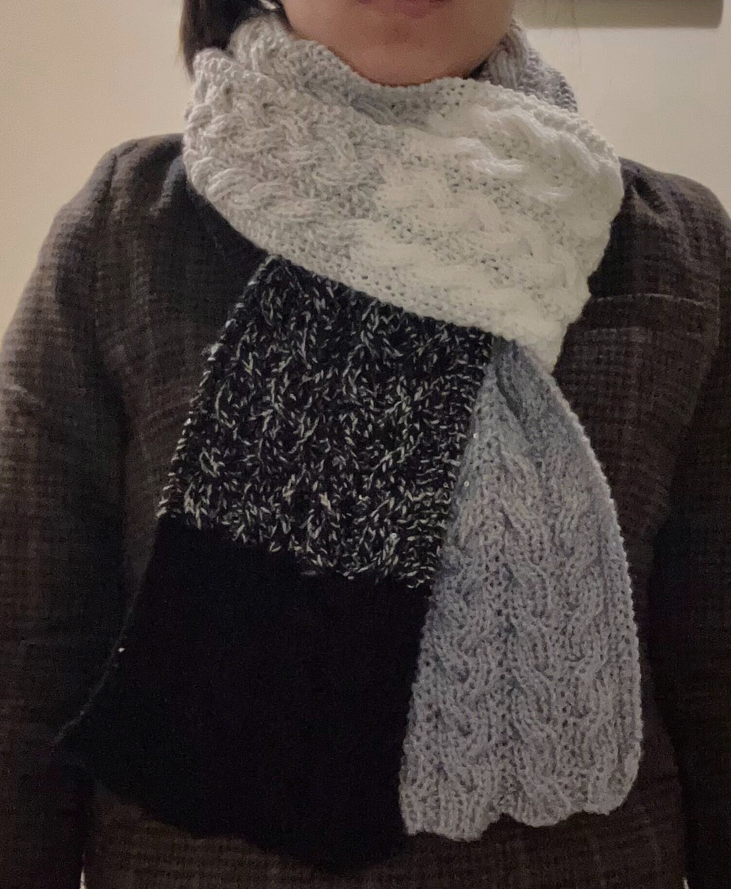 Reversible Cable Scarf (2 Styles) - Knitting Pattern PDF - Etsy