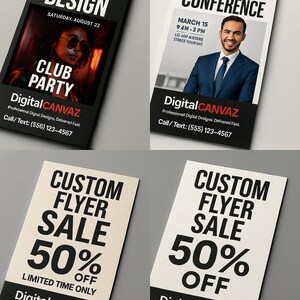 Custom Flyer Design for Event