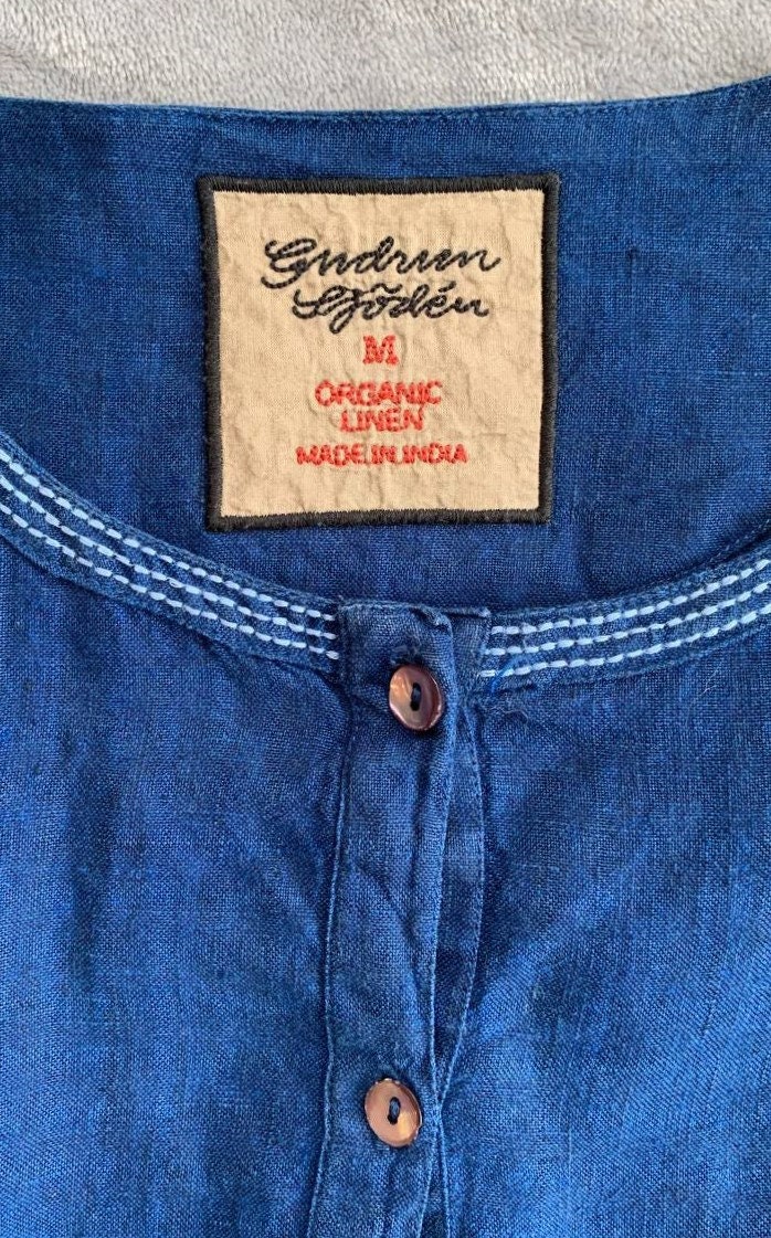 Pantalon Bleu Femme Gudrun Sjoden Taille 2XL - Coton élasthane, Coupe Large - Occasion Très Bon état