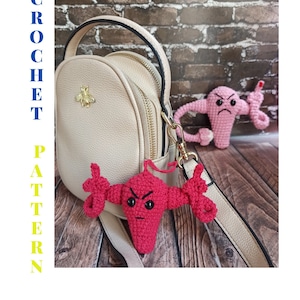 Uterus crochet pattern Middle Finger Uterus, Angry face Crochet Pattern Women's Pro Choice PDF tutorial