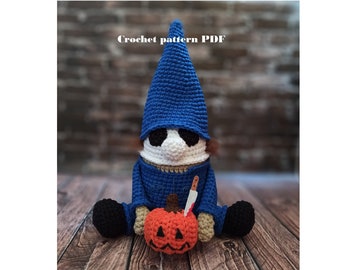 Halloween Horror Gnome Häkelanleitung: Gruselig Gruselig Anleitung (PDF-Muster)