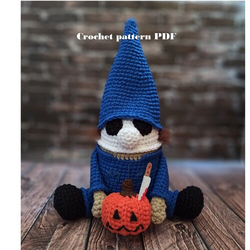 Clown Crochet Pattern Creepy Gnome Tutorial Gonk Crochet Etsy