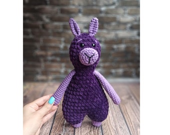 Alpaca crochet pattern Easy pattern Llama Amigurumi toy Cute pattern stuffed lama plush lama crochet tutorial PDF