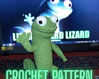 Lizard meme crochet pattern, Lizard Lizard Lizard, funny crochet perfect gift