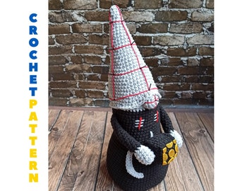 Horror Gnome Crochet Pattern: Creepy Halloween Gonk (PDF Pattern)