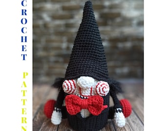 Horror Gnome Crochet Pattern: Creepy Halloween Doll (PDF Pattern)