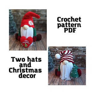 Christmas Gnome Crochet Pattern: Easy Amigurumi Gonk Toy (PDF Pattern)