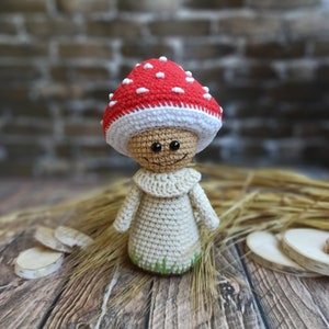 Mushroom crochet pattern toadstool Amigurumi mushroom crochet pattern PDF Easy crochet pattern amigurumi toy