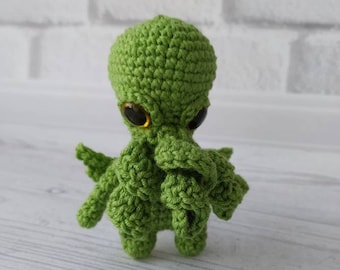 Cthulhu toy Cthulhu gift Cthulhu Plush Cthulhu art Stuffed Toy Cthulhu Plush Cthulhu Collectible Halloween decor toys Miniature monster toy