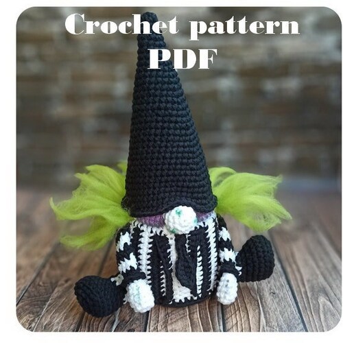 Clown Crochet Pattern Creepy Gnome Tutorial Gonk Crochet Etsy