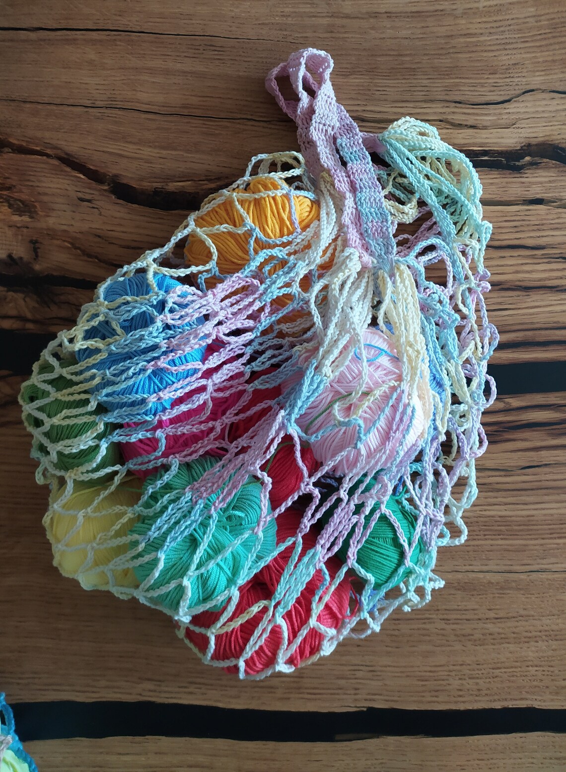Crochet Pattern Market Bag Instant Download Easy Crochet Bag Produce ...
