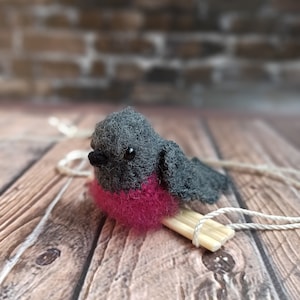 Crochet pattern Bird toy easy pattern amigurumi pink robin bird toy Pdf tutorial robin toy Easter bird crochet pattern for beginners