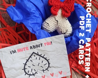 Patrón de crochet "Estoy loca por ti": Regalo para San Valentín para adultos (Patrón PDF)