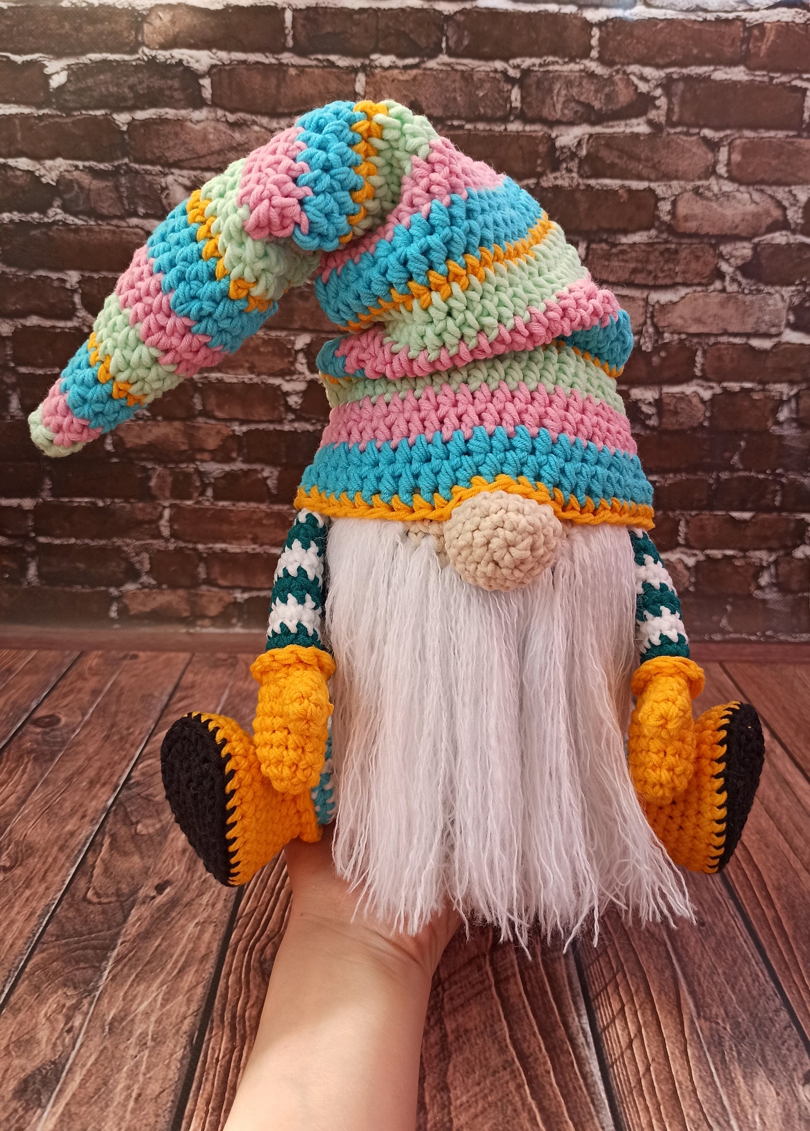 Gnome Crochet Pattern Spring Big Gnome Crochet Pattern Etsy Canada