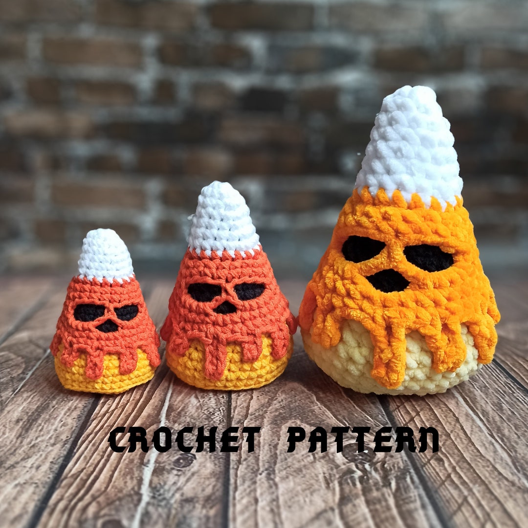 Candy Corn Crochet Pattern: Halloween Toy, Home Decor (PDF Pattern) - Etsy