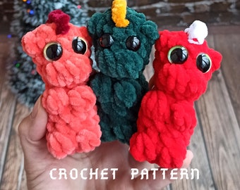 Baby Dragon Crochet Pattern: No Sew Amigurumi Tutorial (PDF File)