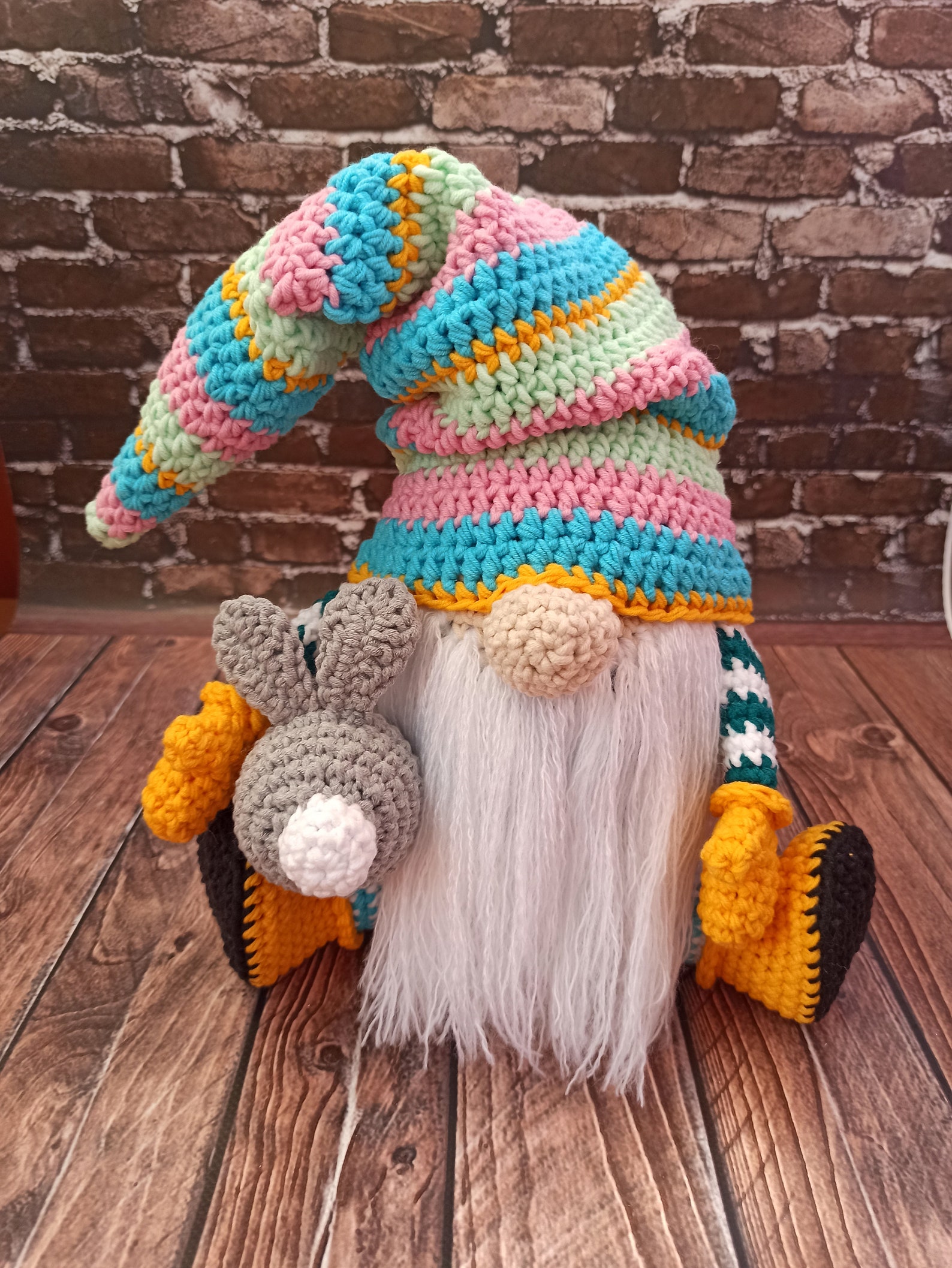 Gnome Crochet Pattern Spring Big Gnome Crochet Pattern Etsy Canada