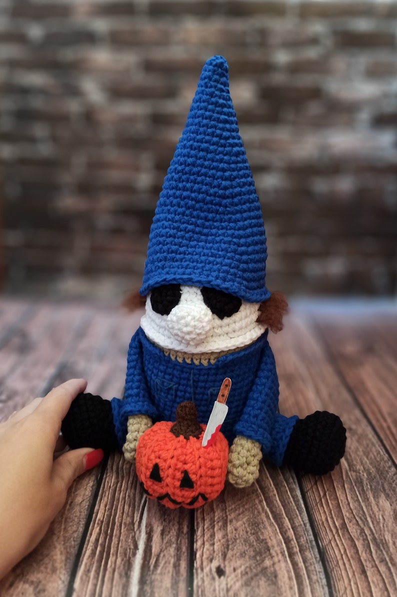 Halloween Gnome Crochet Pattern Creepy Tutorial Gonk Pattern Etsy