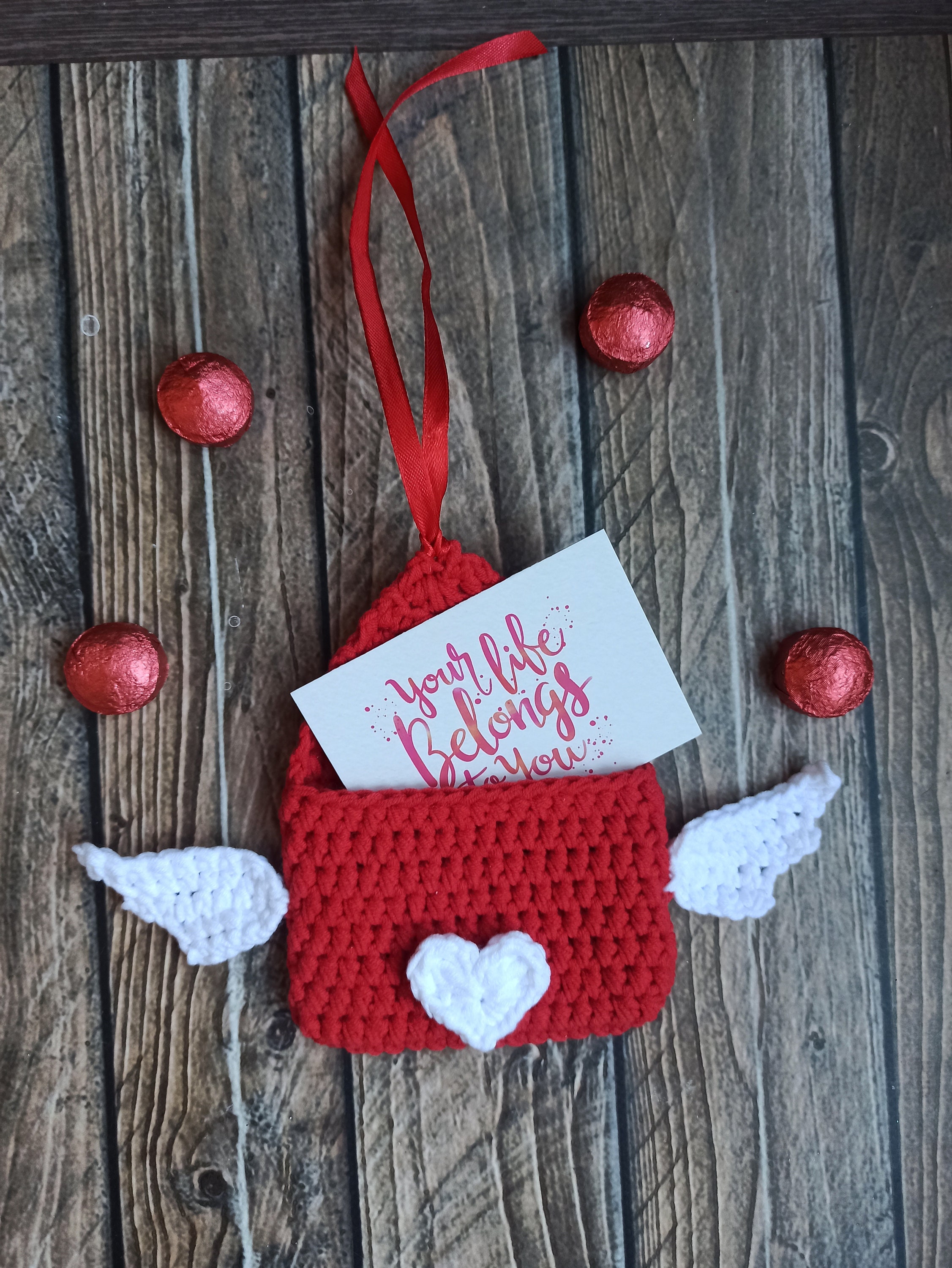 Valentine's Day Gift Tags Printable “Handmade With Love” - Start Crochet