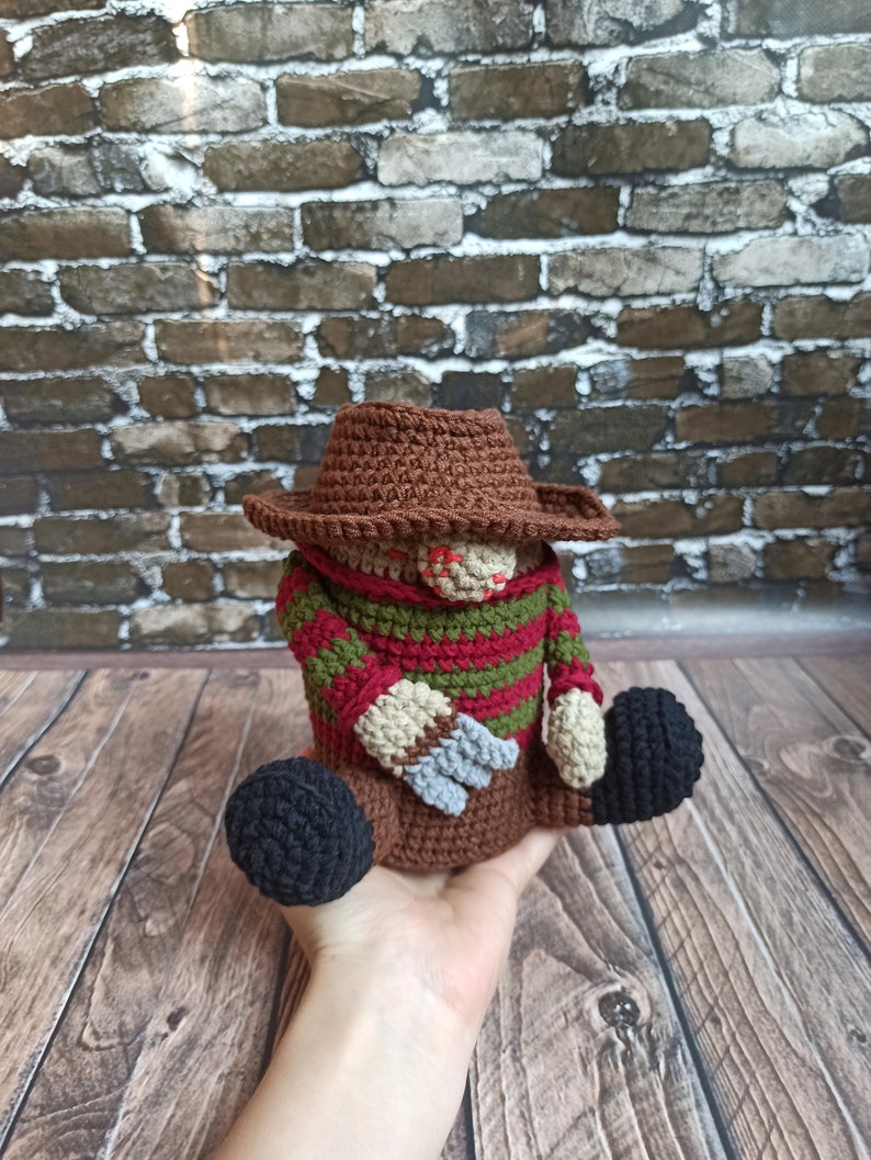 Horror gnome crochet pattern Creepy tutorial gonk pattern Etsy