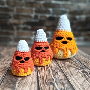 Candy Corn Crochet Pattern: Halloween Toy, Home Decor (PDF Pattern) - Etsy