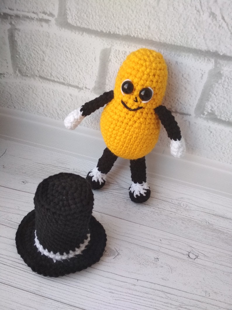 Crochet pattern Baby Peanut toy easy pattern Baby Nut Etsy