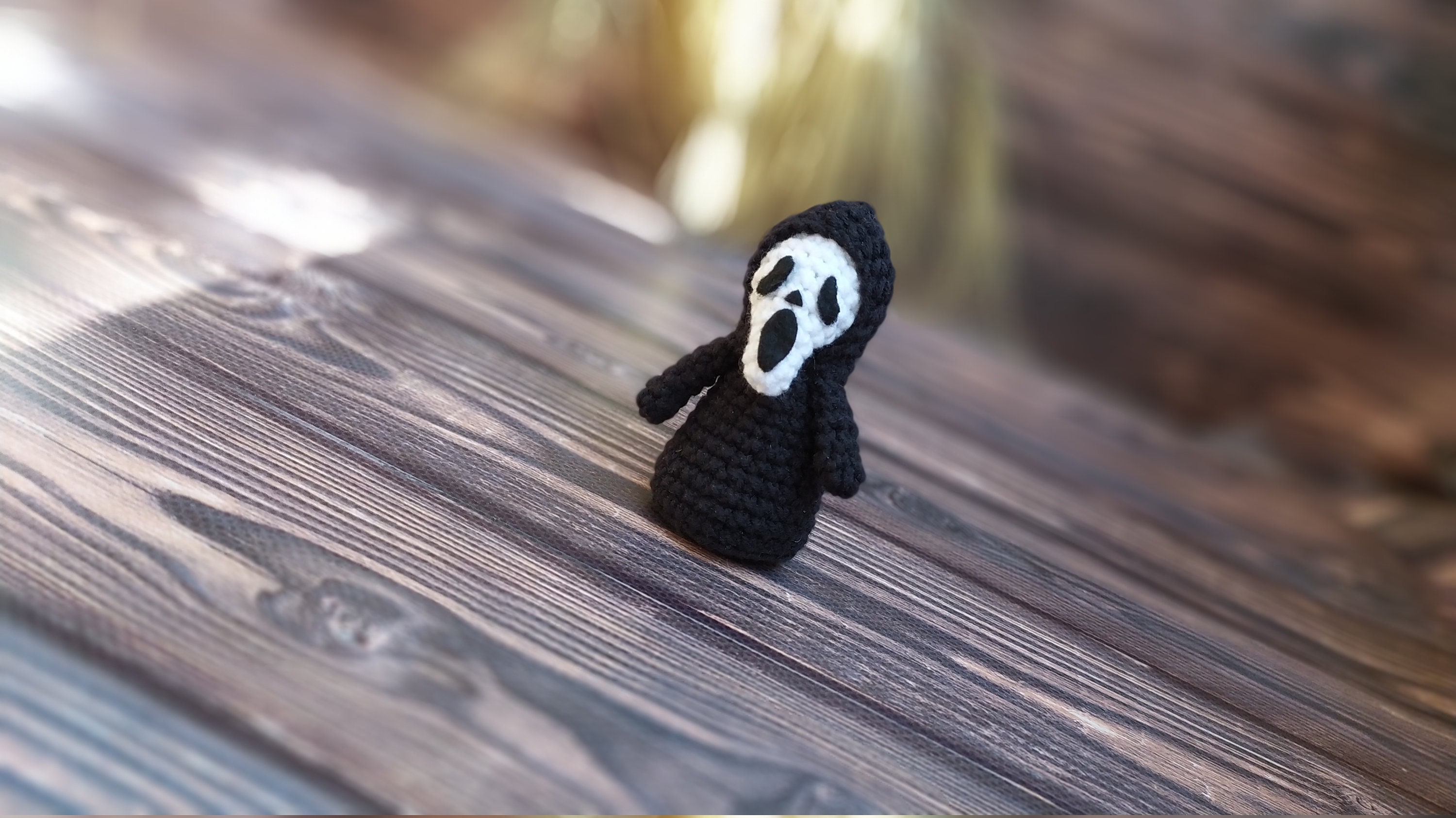 Crochet pattern Halloween toy Ghost face pattern Scream Etsy
