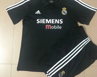 Maillot de Football Vintage Rétro Real Madrid Domicile/Extérieur 02-03, Chemise et Short, Maillot de Football, d'Espagne - Différentes Tailles