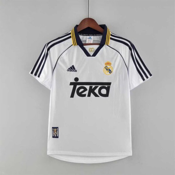 Vintage Retro Football Jersey Real Madrid 80s y 90s, Camiseta de Fútbol, de España - Diferentes Tallas