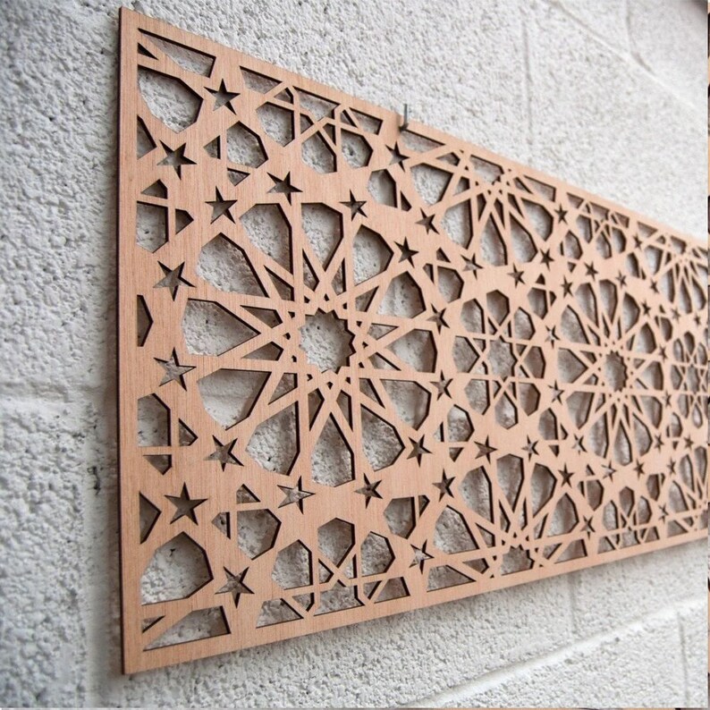 Wooden Lattice Headboard for Samai Model Morocco Furniture Etsy