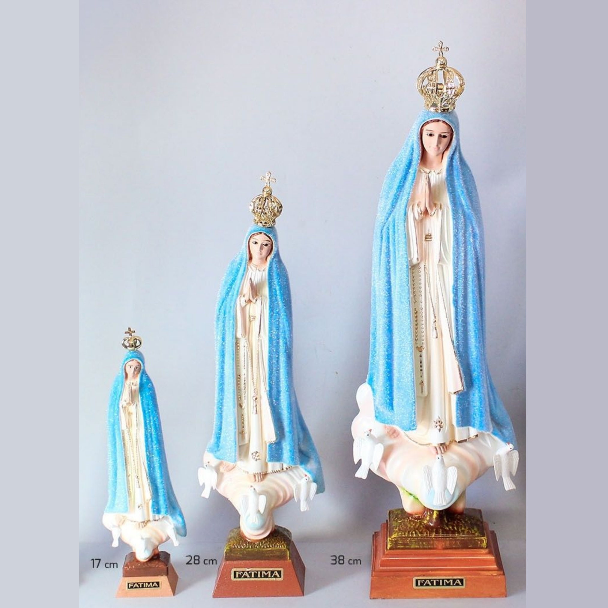 Our Lady of Fátima Statue Religious Figurine Virgin Mary Etsy
