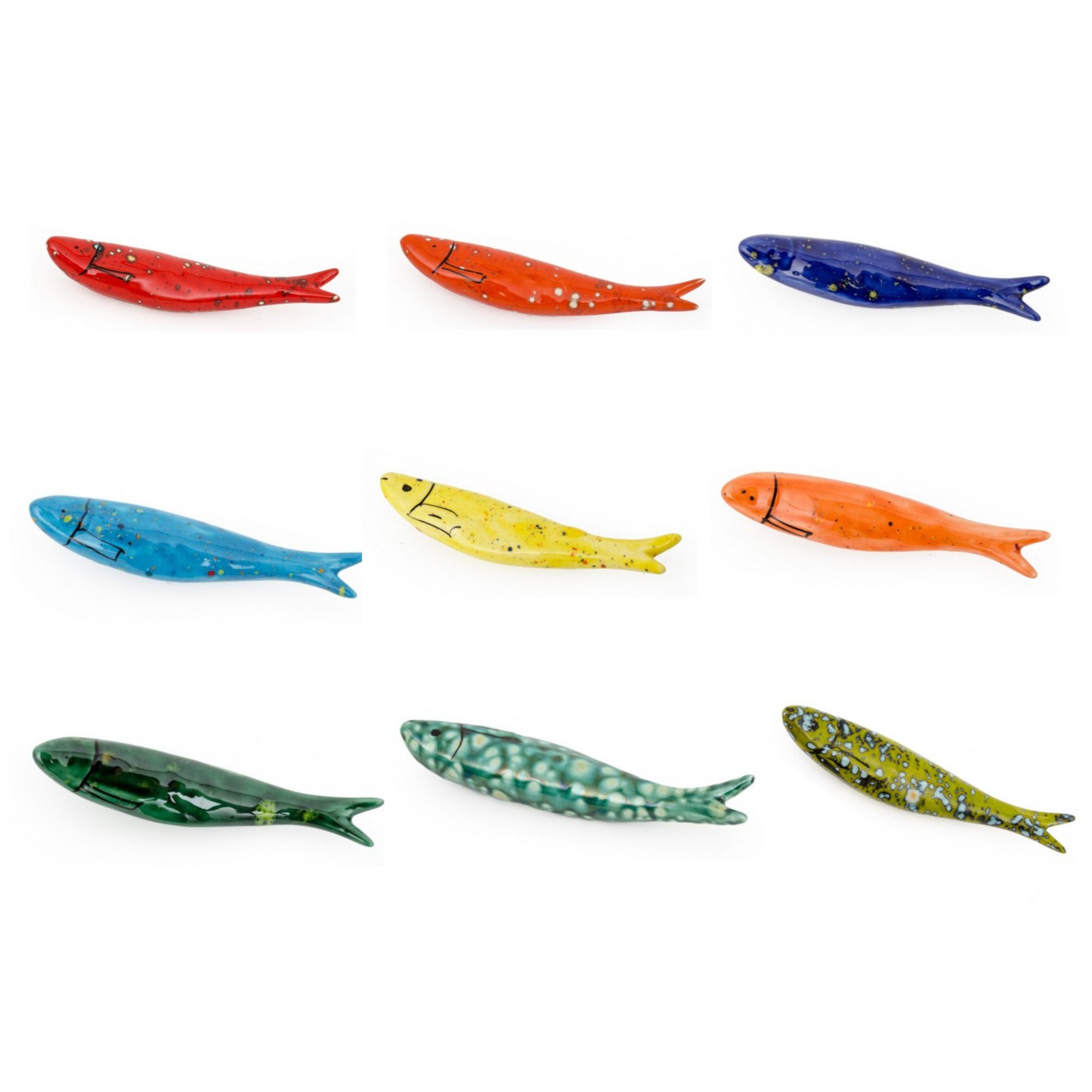 Wall Art décoration Sardines en céramique Collection à la Etsy