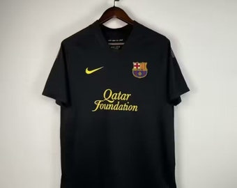 Vintage Retro Football Jersey Barcelona 11-12, Camiseta de Fútbol, de España - Diferentes Tallas