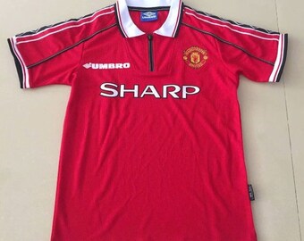 Football Jersey Vintage Retro Manchester United 80s and 90s, Soccer Shirt, from Spain - Different Sizes