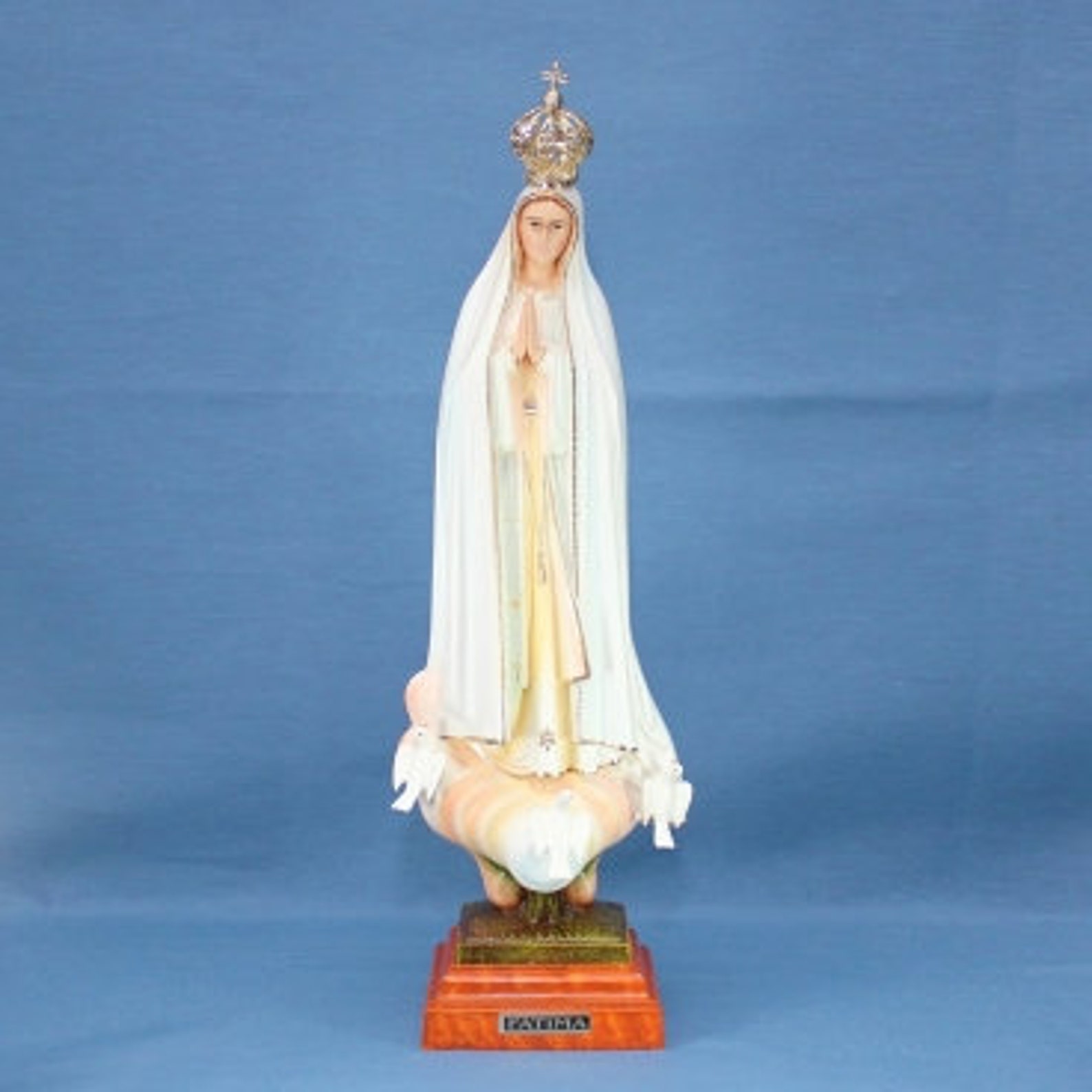 Onze Lieve Vrouw van Fátima Standbeeld Religieuze Beeldje Etsy Onze Lieve Vrouw van Fátima Standbeeld Religieuze Beeldje Etsy