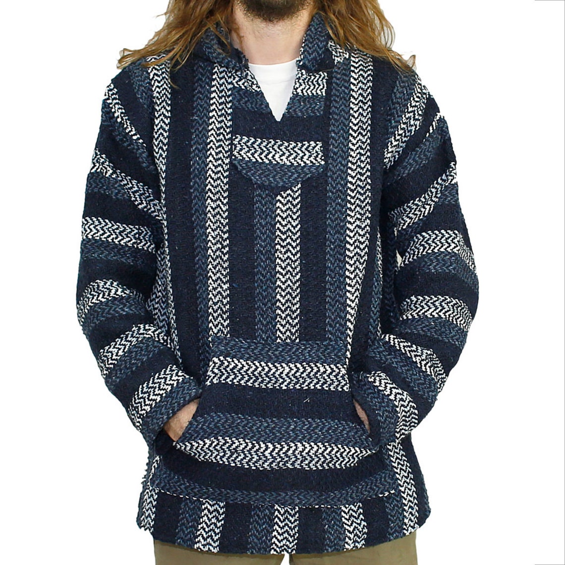 mexican poncho baja hoodie