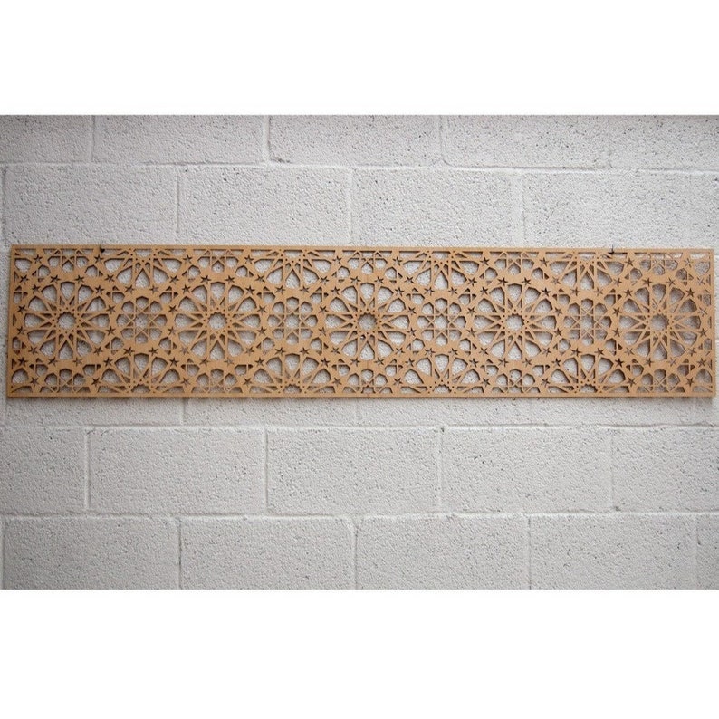 Wooden Lattice Headboard for Samai Model Morocco Furniture Etsy