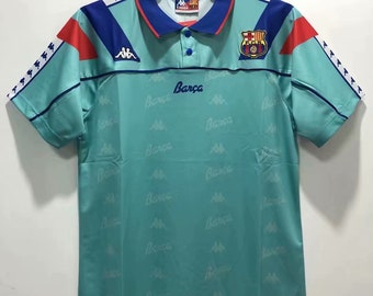 Camiseta de Fútbol Vintage Retro Barcelona Años 80 y 90, Camiseta de Fútbol, de España - Diferentes Tallas