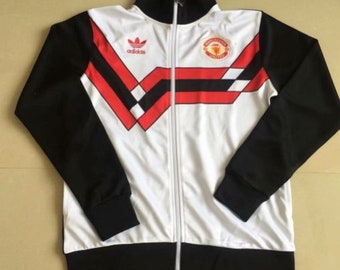 Chaqueta de Futbol Vintage Retro Manchester Unites 80s y 90s, Camiseta de Futbol, de España - Diferentes Tallas