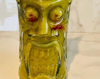 Personalized Monster Tiki Glass 16 oz Frankenstein Tiki Cocktail Tumbler