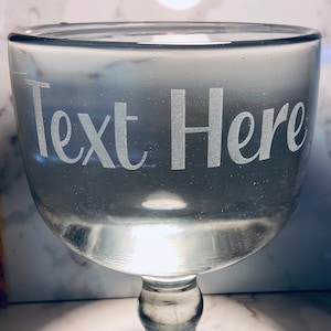 Personalized Michelada Beergarita Coronarita Margarita Glass Schooner Goblet 36 oz
