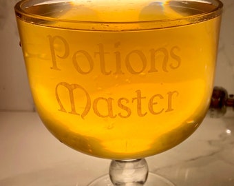 Dungeon Master Potions Chalice Goblet Cosplay 32 oz Custom Dungeons and Dragons Glass