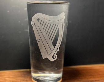 Irish Harp Stout Glass 20 oz Pub Beer Glass