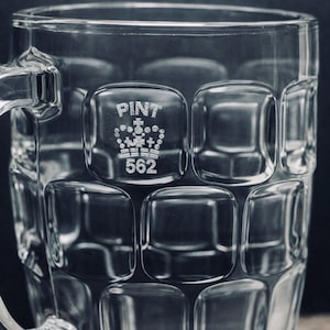 British Stamped Imperial Crown UK "Pot" Pint Dimpled Mug English Ale Mug Bild 7